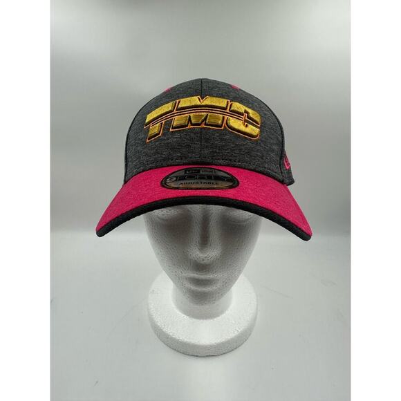 NASCAR TMC JR Motorsports #5 Hat Cap - Adjustable - New Era 9Forty - Gray Pink - Picture 1 of 4